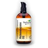 Olio di Mahanarayana per rimedi VEDIQUE | 500 ml | 100 ml | Oltre 50 erbe | Olio da massaggio ayurvedico classico per muscoli e articolazioni | Vata Balancing | Tutto naturale