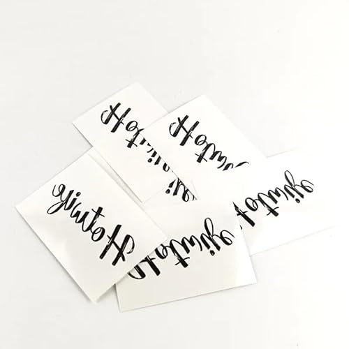 HotWife Temporary Tattoo – 5 Piece Pack featuring black lettering