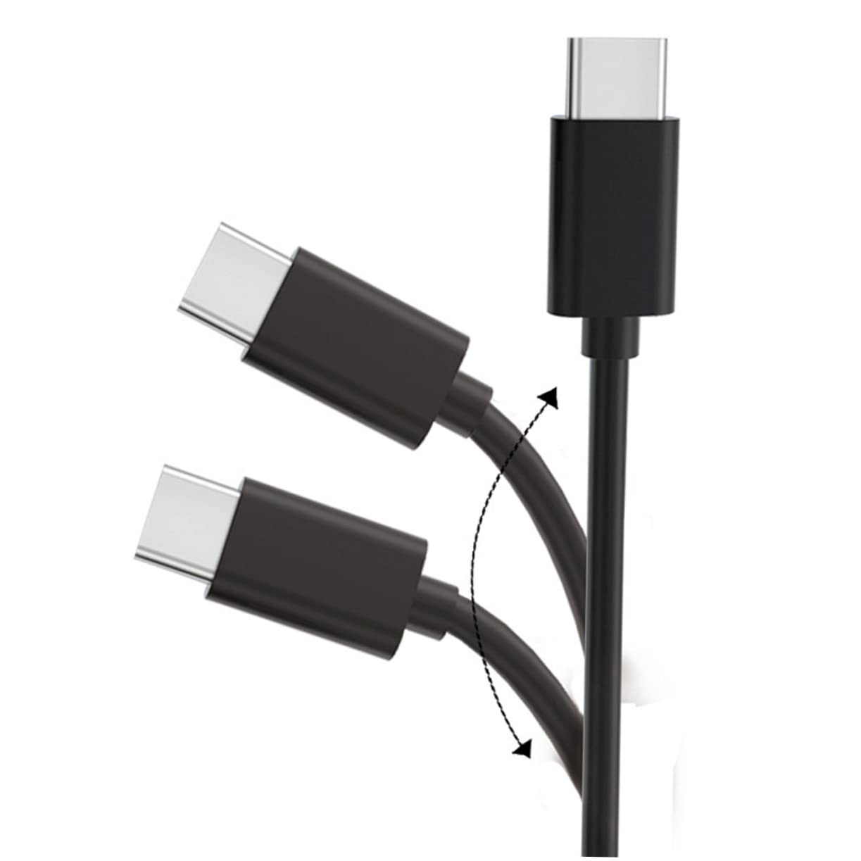 jojofuny 3pezzi c Flessibile Per Trasferimento Usb Resistente e Antigroviglio Per e