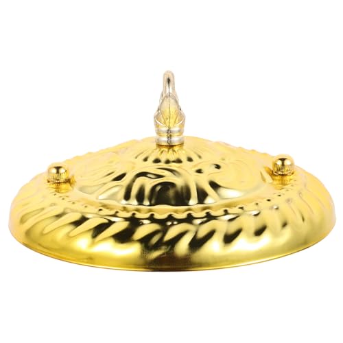 DOITOOL Embossed Ceiling Light Canopy Plate Hanging Pendant Fixture Cover DIY Lighting Accessory for Home Decor Easy Installation Straight Edge Ceiling Plate