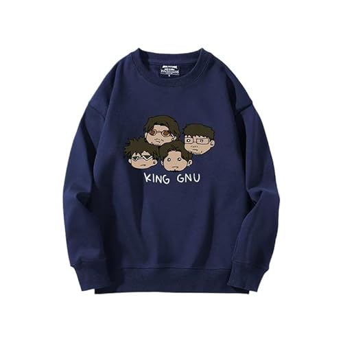 [HESUIT] King Gnu �L���O�k�[ �p�[�J�[ �����Y ���� ������� �t�[�h�t�� �X�E�F�b�g �t�H�~�� ������� �t�[�h�t�� ���C���[�h �g�b�v�X �V���v�� �J�W���A�� �傫���T�C�Y �j�����p