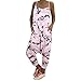 Produktbild SUCES Haremshosen Jumpsuits Damen Sommer Hosen Frauen Lässige Yoga Hosen Baggy Boho Aladdin Overall Pluderhosen Outdoor Casual Camouflage Schwangere Frau Freizeithosen