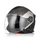 Origine Motorradhelm Jethelm mit Bluetooth und Doppelvisier ECE