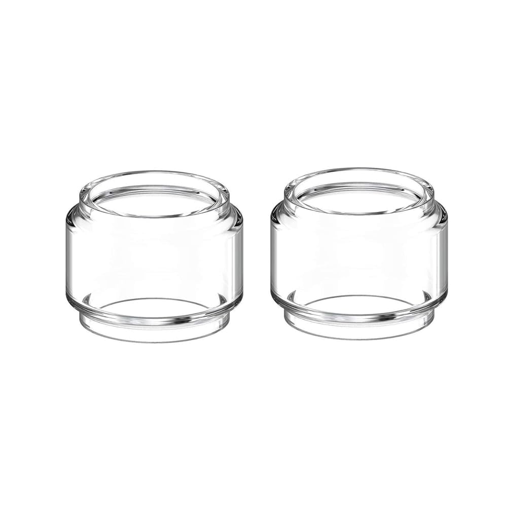 BMTick2Pcs Pack Clear Tank EU TPD Bulb Tube Compatible with Smok TFV8 Baby V2, R-Kiss, Species V2, Mag Grip, TFV Mini V2, Stick v9, Stick 80w, Morph 219, Capacity 3.5ml, Includes Prep Cleaning Cloth