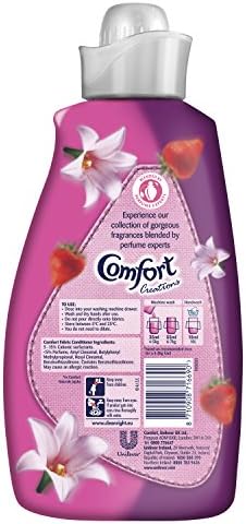 Comfort Strawberry & Lily Fabric Conditioner Softener Unstoppable Long Lasting Freshness and Fragrance Boost + Softness 220 wash (Pack of 4) Upto 7 Months Supply