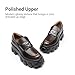 DREAM PAIRS Women's Chunky Loafers Platform Comfortable Slip-On Dressy Business Casual Fashion Outfit Loafer Shoes,Size 9.5,Brown,SDLS2411W