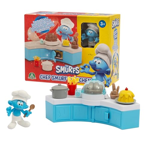The Smurfs, Smurfs Playset Twin Pack, Includes 1x Chef Smurf’s Kitchen & 1x Papa Smurf’s Magic Lab - Image 3