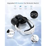 VR Headset for Nintendo Switch & Switch OLED, Upgraded Switch Virtual Reality Glasses with Adjustable Lens and Elite Strap, Labo VR Kit 3D Goggles Accessories for VR Gaming Experience - Image 2