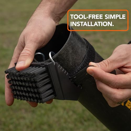 Blower Brush Universal Leaf Blower Attachment – Effortlessly Clear Debris with Durable Bristles, Fits Most Blower Models, Perfect Accessory for Lawn Care, Driveways, Patios, and Gutters by OXER Tools + Hardware - Used condition - Image 4