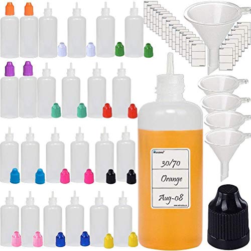 10ml/20ml/30ml/50ml/100ml Botella de aceite de aguja squeezable El humo Youping (50ML, 25PCS)