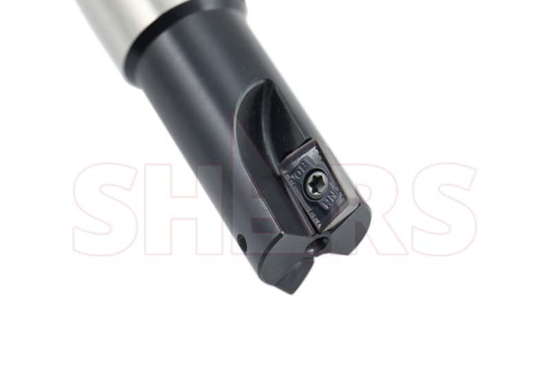 Image of Shars CNC 3 /4 inch 90 Degree Indexable End Mill + 2 PCS APKT 11T308 Carbide Inserts 404-2407+404-6540(2) New [6