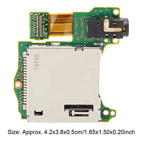 Image of Professional Game Host Card Slot for Switch, Game Cartridge Card Slot Host Reader Tray Earphone Hole Port Fit for Console Card Slot Replacement