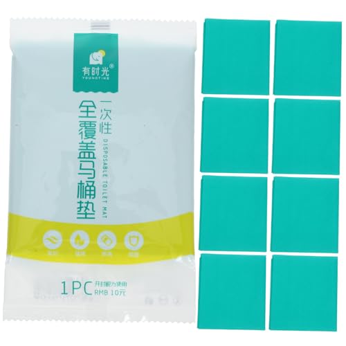 SUPVOX 10 Pack Disposable Bathroom Seat Covers Travel Pad Easy to Waterproof for Toilet Seat Pads Portable Training Covers