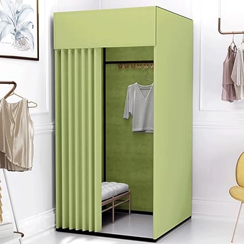 Vestiaire peu encombrant carré vert fruit résolvant le manque de place en magasin - 3