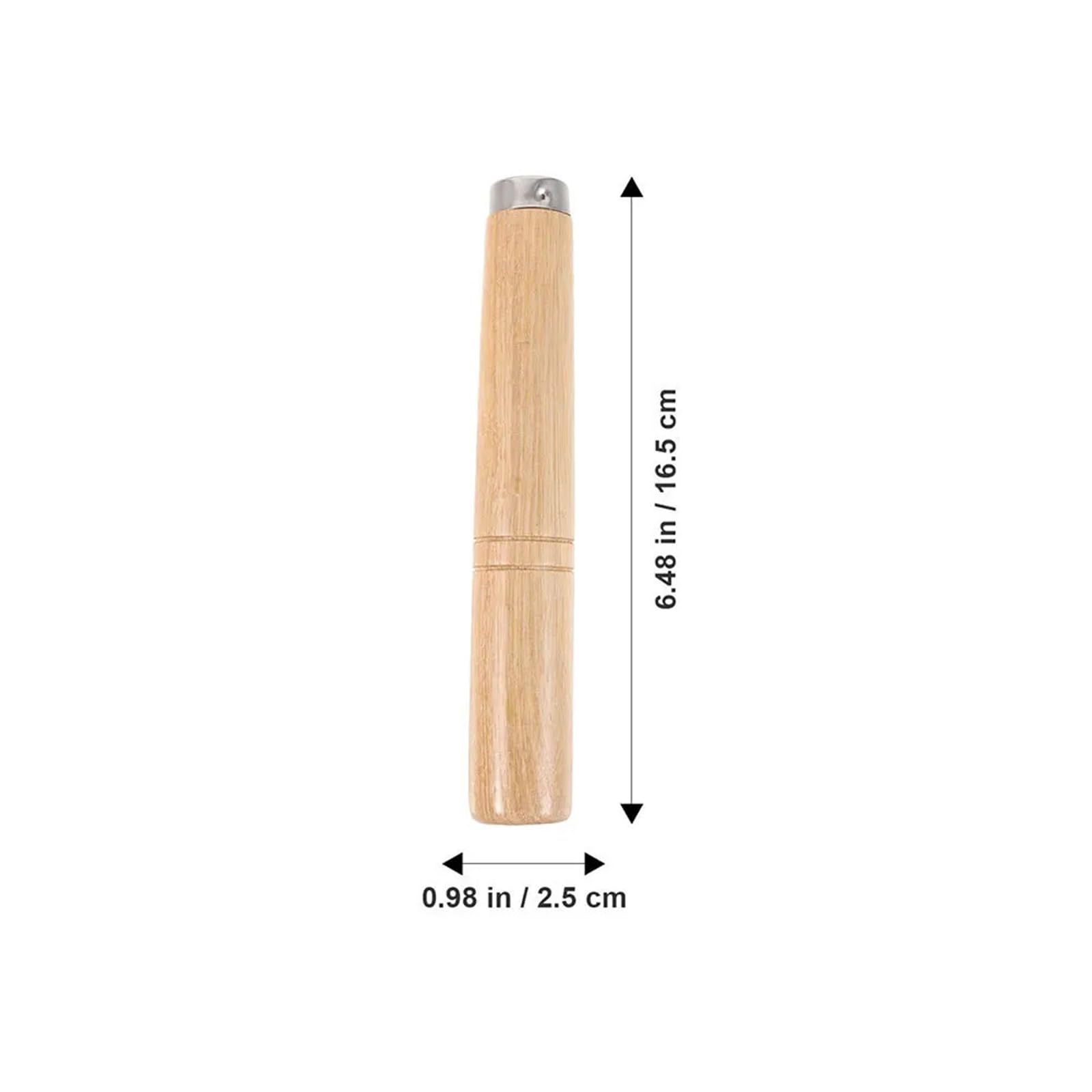 Asa de la tapa de una olla, Reemplazo del mango de la cubierta olla desmontable ajuste universal 10 piezas madera caqui 16,5 cm