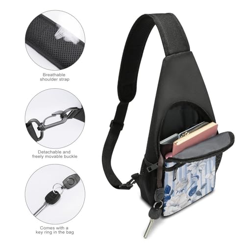 Bolso Sling Pequeño Cruzado Unisex Butterfly miniatura 3