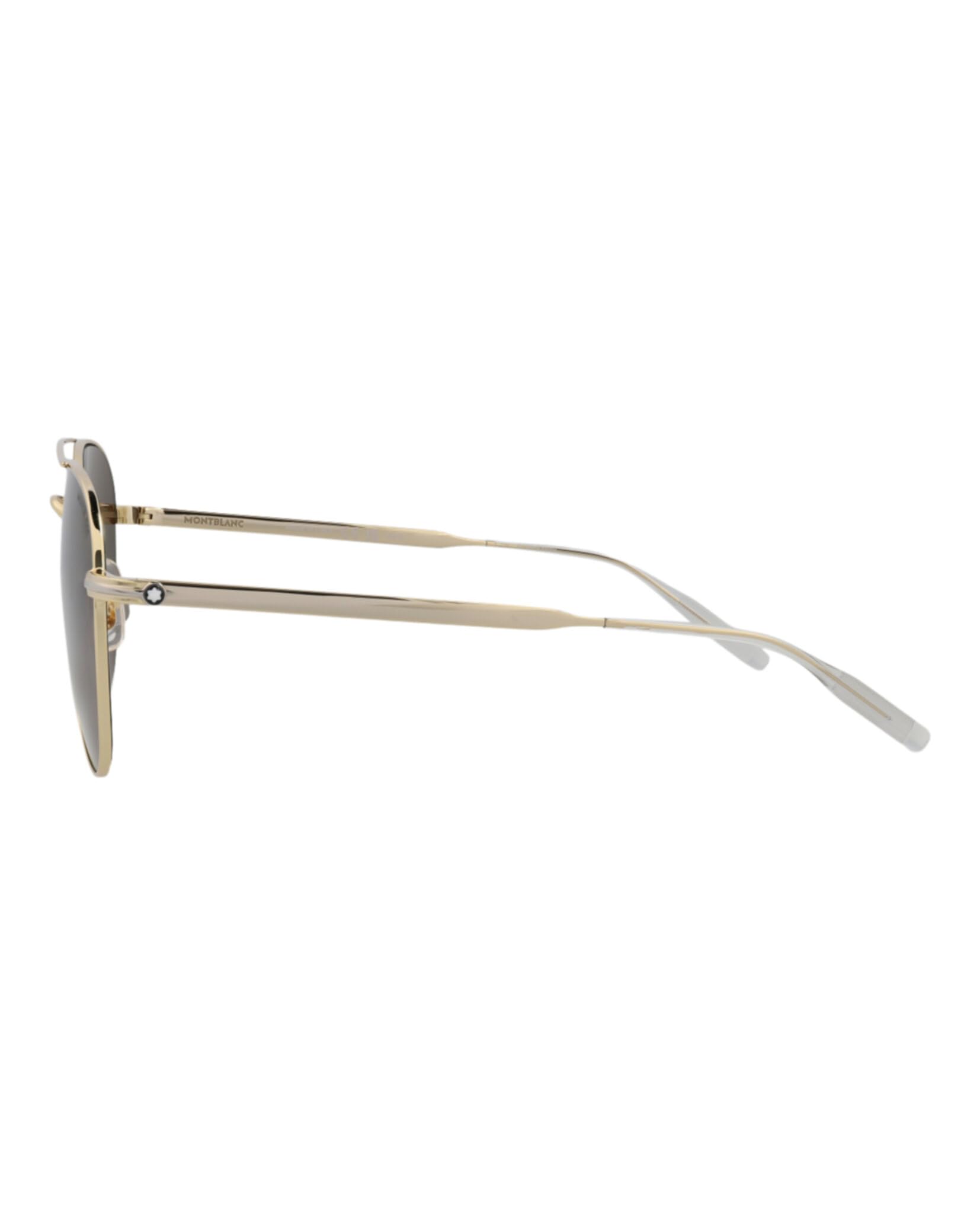 Montblanc MB0235S Sunglass Man Metal Okulary, Męskie, Wielobarwne, Jeden Rozmiar