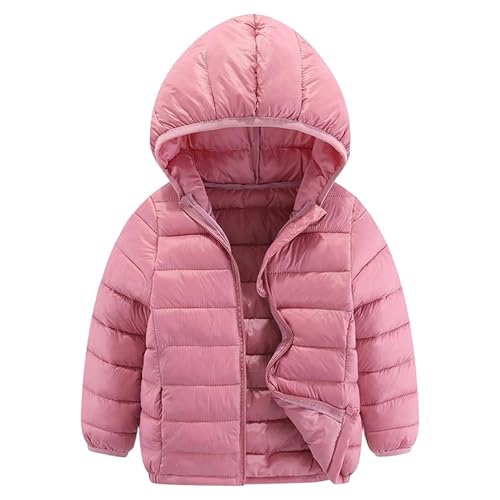 Piumino da bambino con cappuccio, leggero, impermeabile, trapuntato, con cappuccio, alla moda, per bambine e bambini.