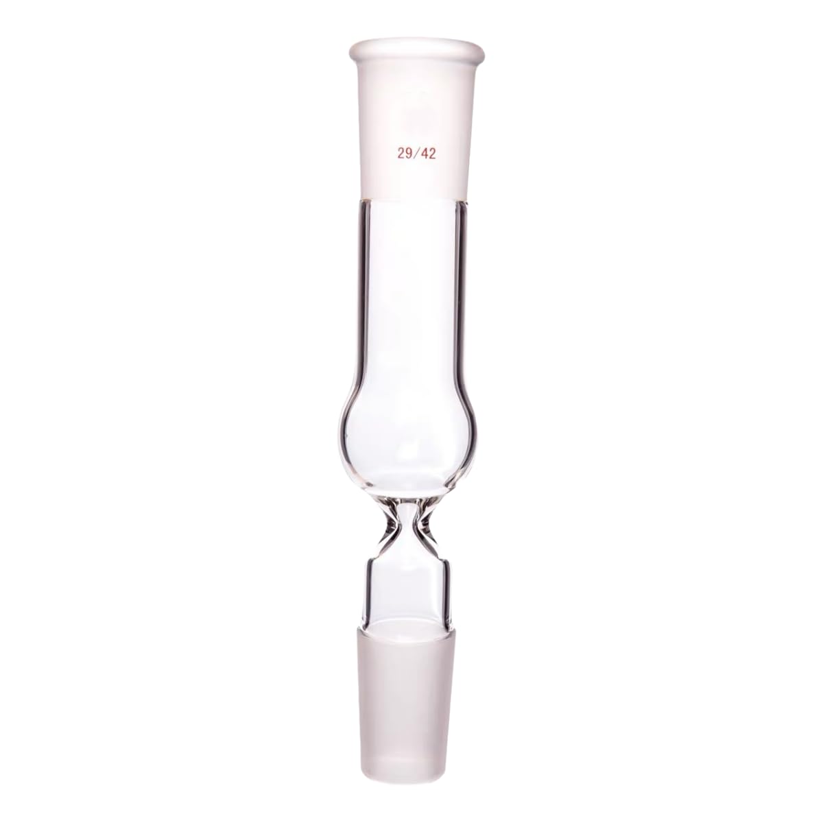 Borosilicate Glass Straight Drying Tube Drying Tube Adapter with 29/42 Standard Taper Joint Lab Supply Glassware
