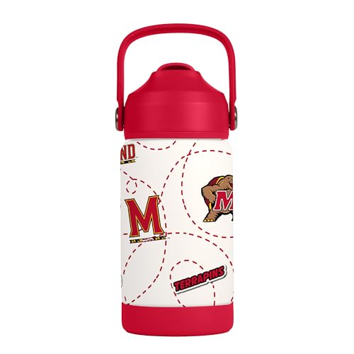Image of Logo Brands NCAA Mascot Stainless-Steel Kids Bottle -Soft Silicone Mouthpiece, Easy To Carry, Kid-Friendly Design- Great For School & On-The-Go