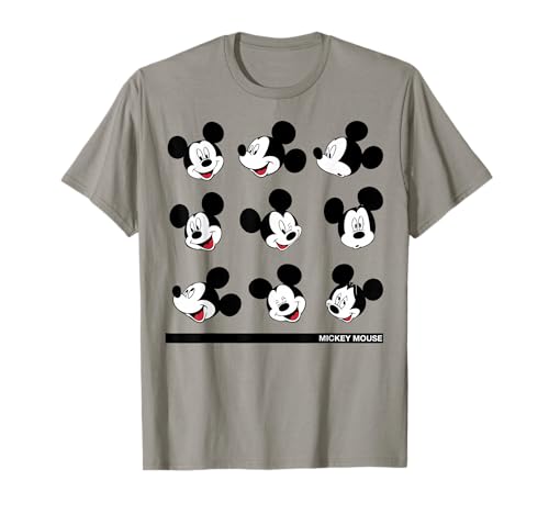 Image of Disney Mickey Mouse Different Face Of Mickey T-Shirt
