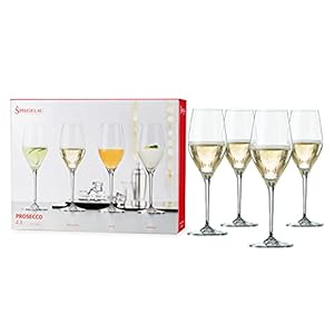 Spiegelau Bicchieri da Spumante da 270 ml, 4 Pezzi, Special Glasses, 4400275, Bicchieri da Champagne in Cristallo, Lavabili in lavastoviglie