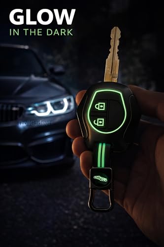 Image of TrollGadgets️ Premium Metal Car Key Cover Compatible for Maruti Suzuki Swift | Dzire | Baleno | Ertiga | WagonR | Celerio | Alto | Brezza | Ignis | S-Presso | Fronx (2 Button Remote Key)(Pack of 1)