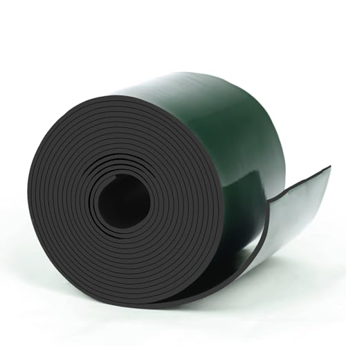 HooTown Adhesive Solid Rubber Strips, Self Neoprene Rubber Sheet Rolls Seal