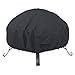 Produktbild Amazon Basics - Abdeckung für runde Terrassen-Feuerstelle - 1,11 m, Schwarz