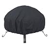 Amazon Basics ronde patio vuurplaatsafdekking – 1,52 m, zwart