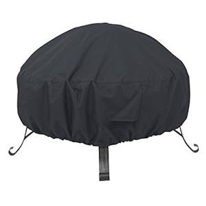 Amazon Basics ronde patio vuurplaatsafdekking – 1,52 m, zwart