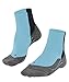 Produktbild FALKE Herren Wandersocken TK5 Wander Cool Short Bicolour M SSO Lyocell Antiblasen Dünn 1 Paar, Blau (Arctic Sky 6253), 42-43