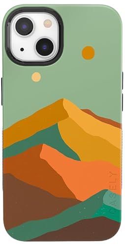 Casely iPhone 14 Case | Endless Peaks | Colorblock Mountain | Bold Protective Design | Compatible with MagSafe