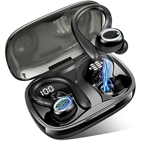 Auriculares Inalambricos Deportivos 48Hrs Bluetooth 5.3 IP7 Impermeable Cover