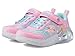 Skechers Kids Girls Unicorn Dreams Sneaker, Pink/Turquoise, 10.5 Little Kid