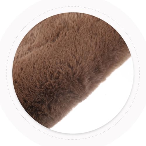 Manguitos de pelo sintético tubular para mujer pack de 2 unidades 3