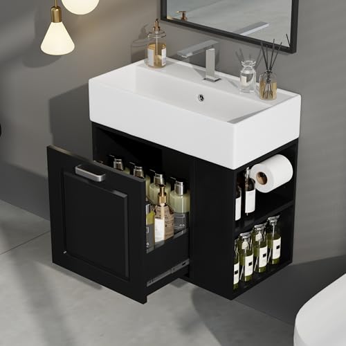 Bellemave 21.8" Bathroom Vanity with Sink Combo, Wall Mounted Floating