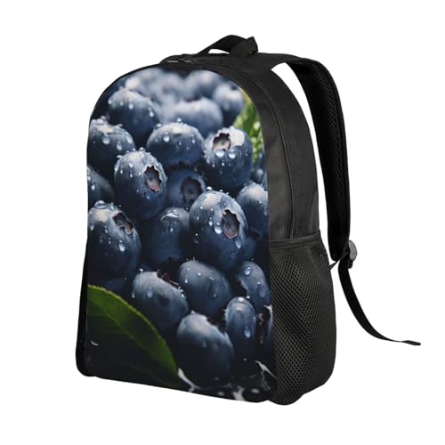 Backpack Delicious Blueberry Laptop Backpack For Men Women Waterproof Large Capacity Travel Casual Daypack2