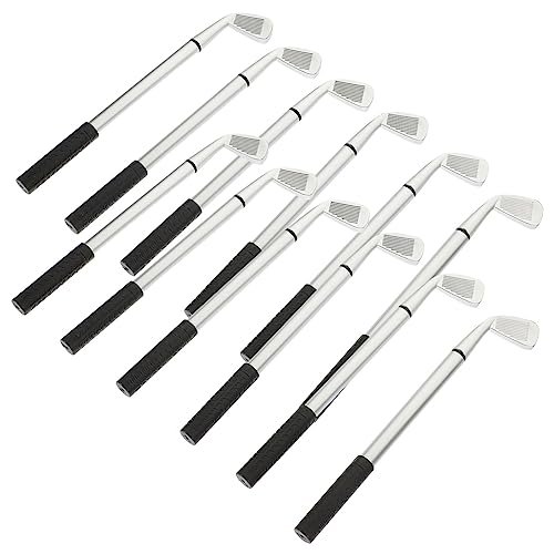 STOBOK 12piezas Bolígrafo De Golf Decorativo De Metal Para Escritorio De Para Hombres Souvenirs Divertidos Para Oficina y Ocasiones Especiales