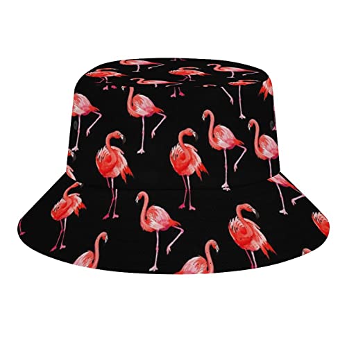 Flamingo Pink Bucket Hats For Men Women Beach Fisherman Hats Summer Outdoor Funny Trucker Hats Sun Hat #TOP8