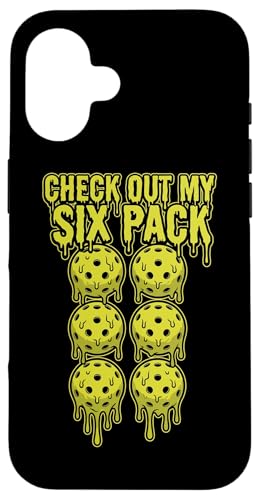 Funny Dripping Check Out My Six Pack �s�b�N���{�[���v���[���[ �X�}�z�P�[�X iPhone 16 �p
