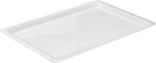 Winco Full Size White Full-size Plastic Cover for PFFW-series | Dishwasher safe, BPA-free, Secure fit, Great for Food Protection, Storage, Serving and Foodservice