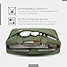 Voova Laptop Bag Case 15 15.6 16 Inch, Computer Sleeve Messenger Bag with Shoulder Strap Expandable Waterproof Business Briefcase for Men Women to Work Travel School, Fit 14-16 Inch Laptop, Army Green