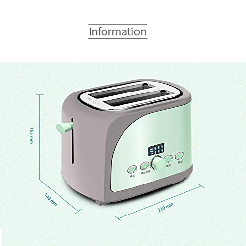 Toaster 2 Scheiben Toaster, Brot Toaster Mit 7 Variabler Bräunungskontrolle, Breite Schlitze, Herausnehmbare… – Bild 3