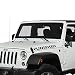 Bubbles Designs Pun lete Set Decal Sticker Compatible with Jeep Wrangler Rubicon