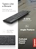Teclado inalámbrico Lenovo 300, Negro 4