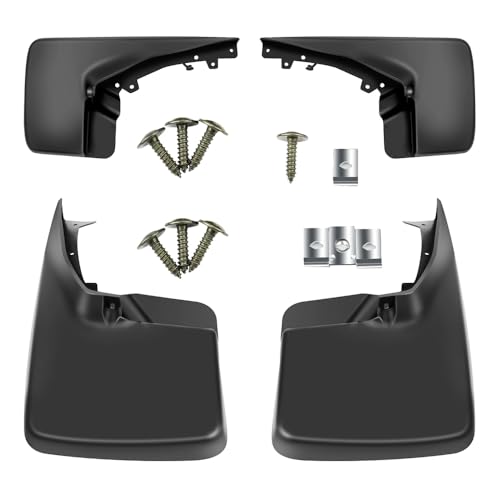 Image of SCITOO Mud Flaps Fit for Dodge Ram 1500 2009-2010,for Dodge Ram 2500 2010,for Dodge Ram 3500 2010,for Ram 1500 2011-2018,for Ram 2500 2011-2018,for Ram 3500 2011-2018