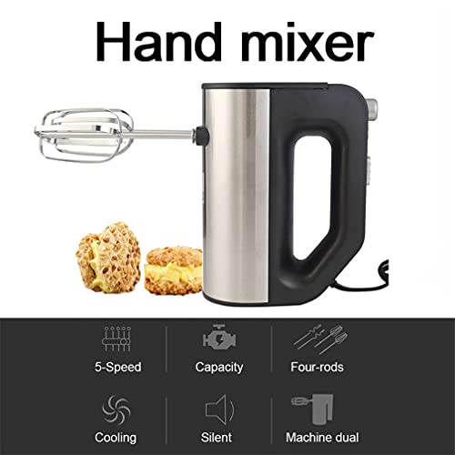 RXF Elektrischer Handmixer,Chef Mixer Mixer 6 Geschwindigkeits Elektrischer Handmixer Mit Turbo Handheld Küchenmixer… – Bild 3
