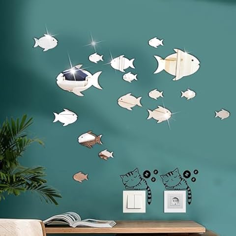 Autocollants Muraux Poisson SwirlColor Cover