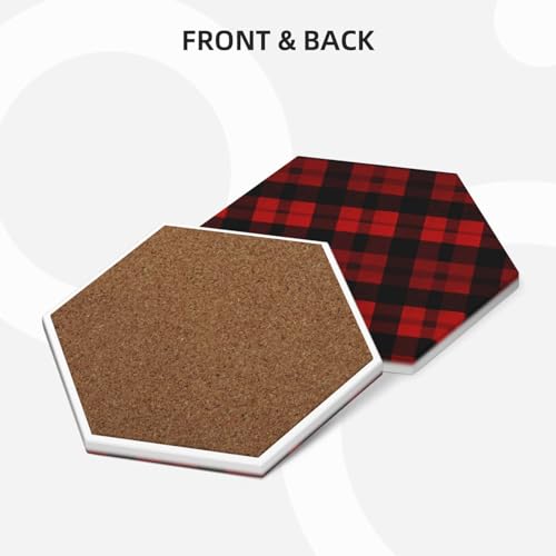 Dessous de verre en céramique avec support cadeau idéal pour décoration de table basse - 3